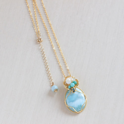 Larimar necklace 第2張的照片