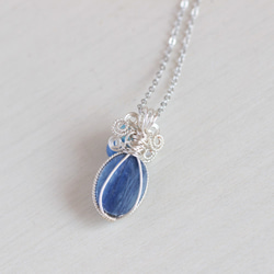 Kyanite necklace 第4張的照片