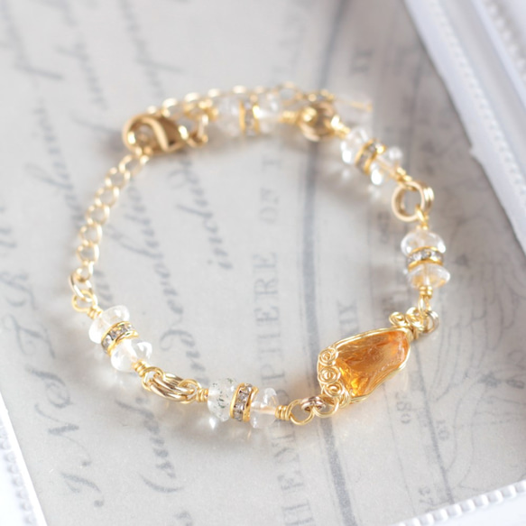 Citrine bracelet 第1張的照片