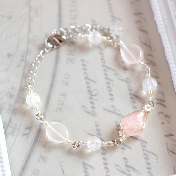 Morganite bracelet 第1張的照片