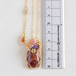 Grossular-garnet necklace 第4張的照片