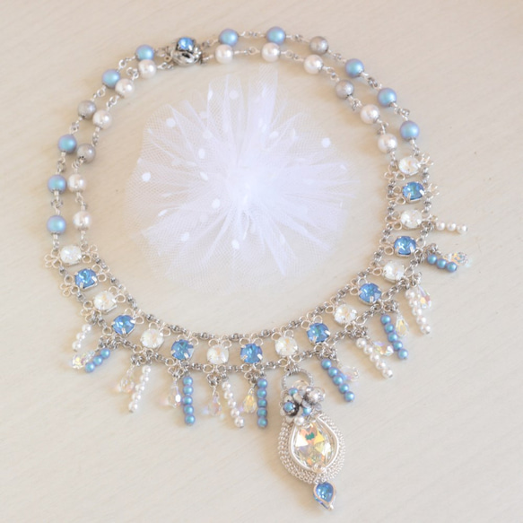 SWAROVSKI necklace 第2張的照片