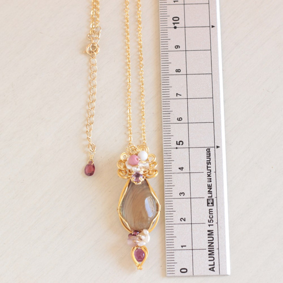 Andesine necklace 第3張的照片