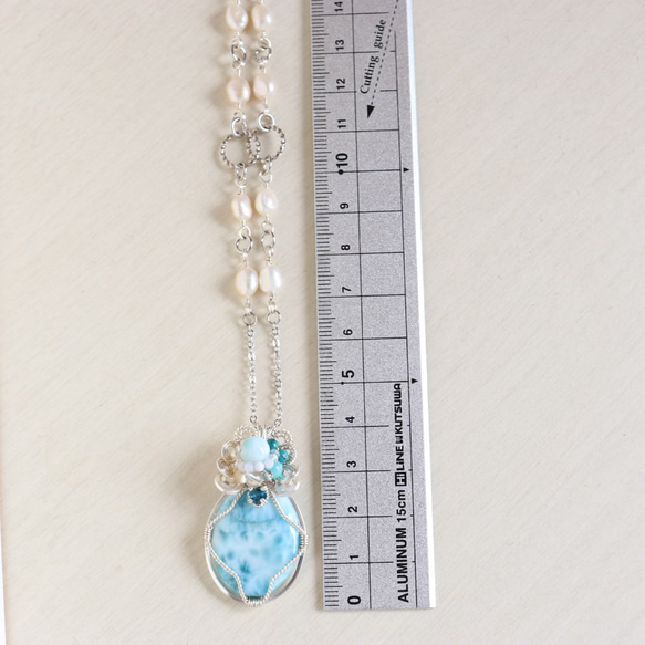 Larimar necklace 第5張的照片