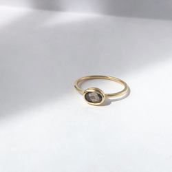 moon ring no.3( スモーキークォーツ ) 1枚目の画像