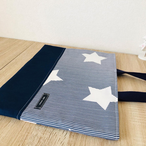 入学グッズセット(ネイビー) ＋レッスンバッグ追加 オーダー可能】入園入学5点セット Milky rabbit ❀ 入園セット