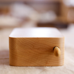 木のバターケース(メープル材・バターナイフ付き) 5枚目の画像