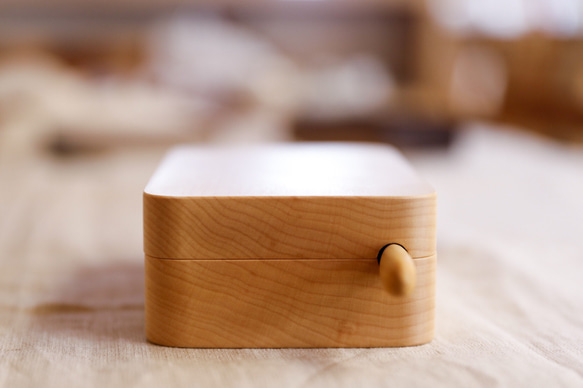 木のバターケース(メープル材・バターナイフ付き) 5枚目の画像