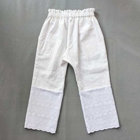 scalloped lace pants(サイズ130の1点のみ在庫有り) 5枚目の画像
