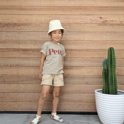 organiczoo1-2歳 Tシャツ・ショートパンツ・帽子セット タンクトップ トップス ショートパンツ 上下2点セット 韓国子供服