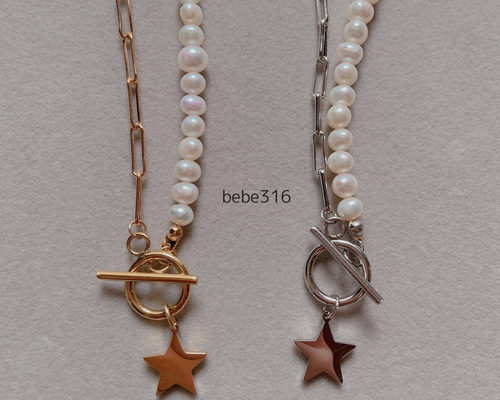 ✨️本真珠 ✨️ネックレス ホワイト✨️金具　シルバーです♡お値下げしました♡ 本真珠シルバーネックレス
