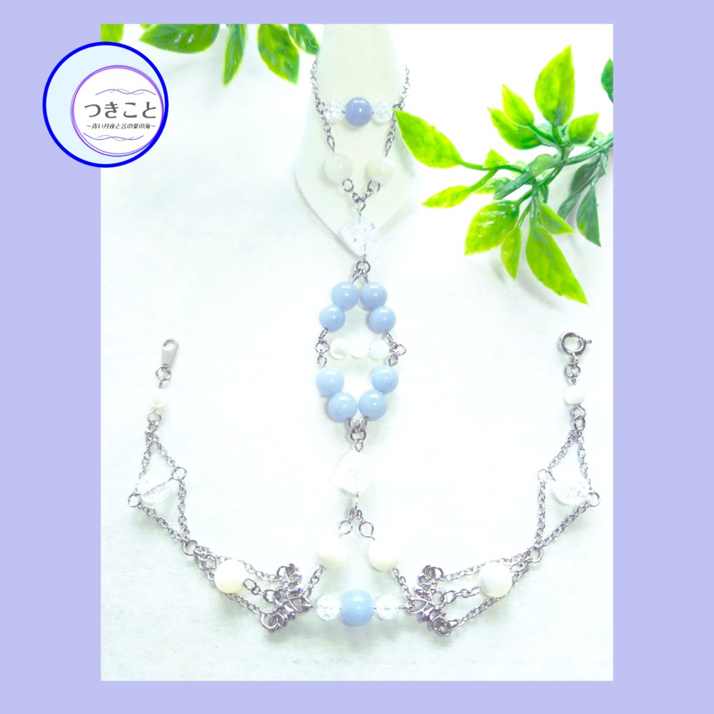 エンジェライトとマザーオブパールのロザンジュミューゼンブレス【Musembrace】3