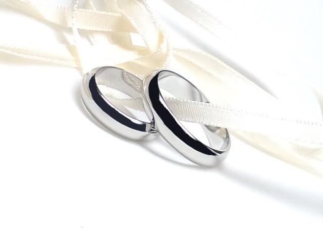 【北欧スタイルのネックレスリング】 ペアリング チェーン付き 3ミリ ステンレス316L 〈2本セット〉 6,512円