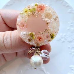 ❇︎フラワーブーケのヘアゴム❇︎ レジン 押し花 ドライフラワー 大人