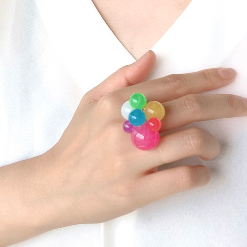 ◆NEW◆Shapes Studio◆ バブル バンド リング Gold Stackable Rings – Shapes Studio