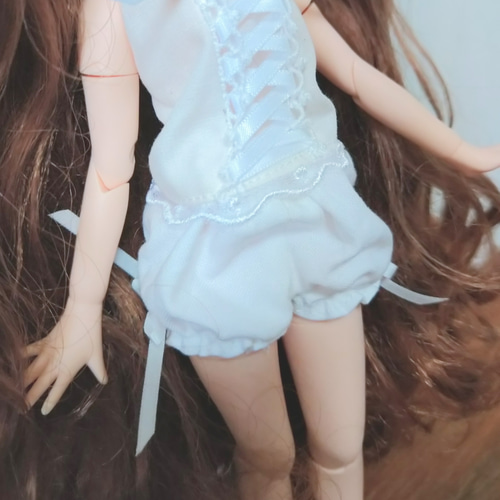 単品※白のふんわりかぼちゃパンツ※ブライスアウトフィット※1/6