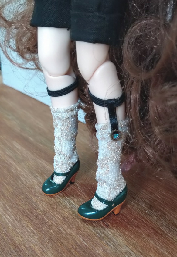 単品※ソックスガーターつきベージュのソックス※ブライスアウト