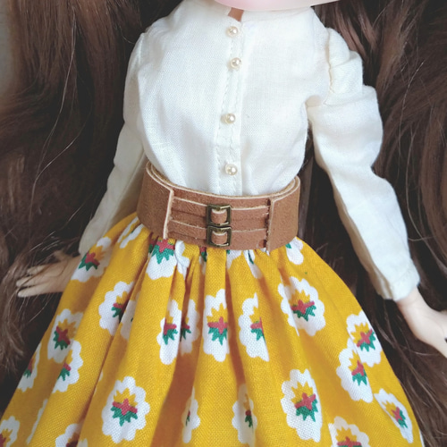 402.※単品※キャメルのコルセットベルト※ブライスアウトフィット 
