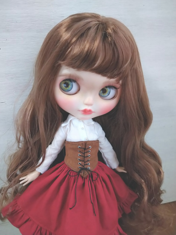 438※単品※茶色のコルセット※ブライスアウトフィット※ その他人形 