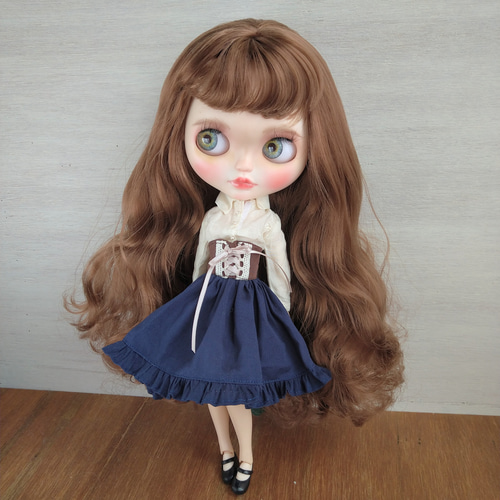 336.※茶色のジャケット※ブライスアウトフィット※1/6ドール服 その他 