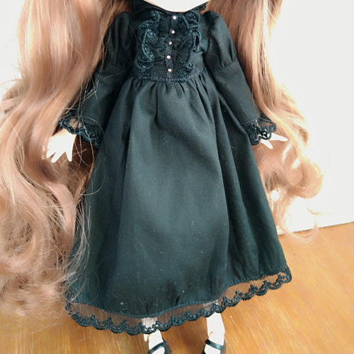 527.※レースたっぷり黒のロングドレス ※ブライスアウトフィット その他 