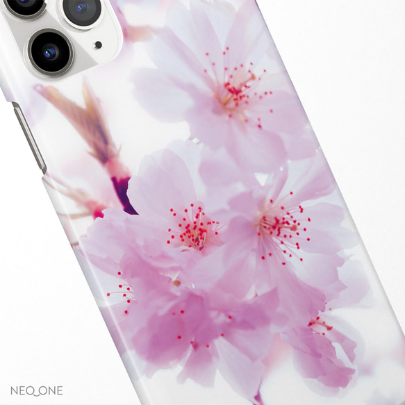 高品質【紅桜 サクラ スマホケース】全面印刷 iPhone Android スマホケース 5枚目の画像