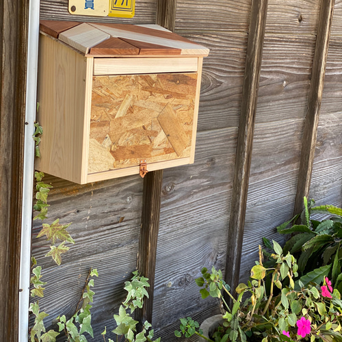 ポスト 郵便受け 天然無垢材 杉 ヒノキ その他インテリア雑貨 金泉製材