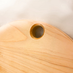 カッティングボード　まな板　キャンプ　檜　ヒノキ　天然無垢材１枚板　送料無料 2枚目の画像