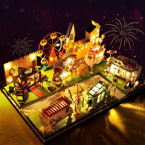 ドールハウス ミニチェア 遊園地 その他素材 cocoの部屋 通販 10702971