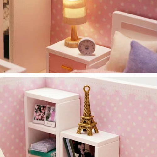 ドールハウス完成品オーダー。ピンクのお部屋 ドールハウス完成品オーダー。ピンクのお部屋