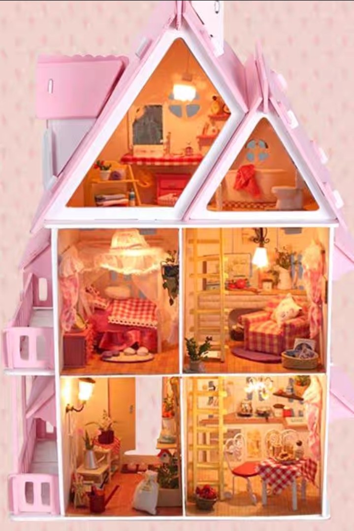 ドールハウスハンドメイドPINK HOUSE