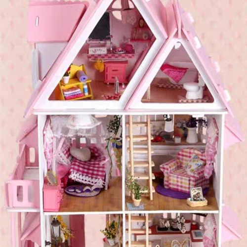 ミニチュア★ドールハウス★ハウス★淡いピンクのベビー部屋 ドールハウスミニチュア ピンク その他素材 cocoの部屋 通販