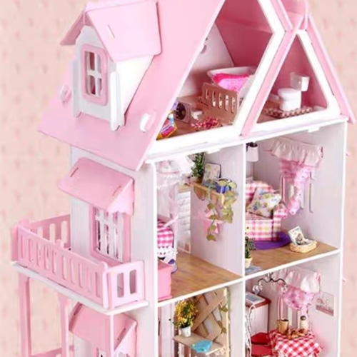 ドールハウスミニチュア ピンク その他素材 cocoの部屋 通販