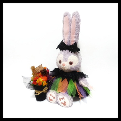 ステラルー♡コスチューム♡ぬいば♡ハロウィン♡パープル ステラルーSサイズ☆コスチューム☆ハロウィン8点セット☆ペチコート