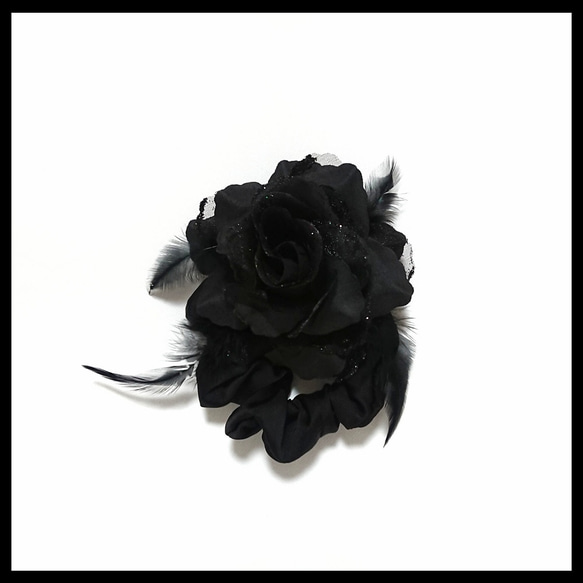 【販売中】ステラルー コスチューム Sサイズ用 ドレス ブラック  着せ替え 服 フラワー 造花 ワンピース レース 7枚目の画像