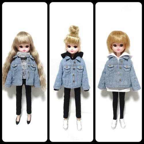 リカちゃん ジージャン Gジャン オビツ アウター デニムジャケット 