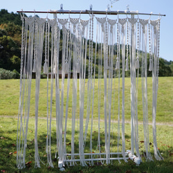 マクラメ　のれん　ガーランド マクラメ編み のれん ガーランド タペストリー カーテン