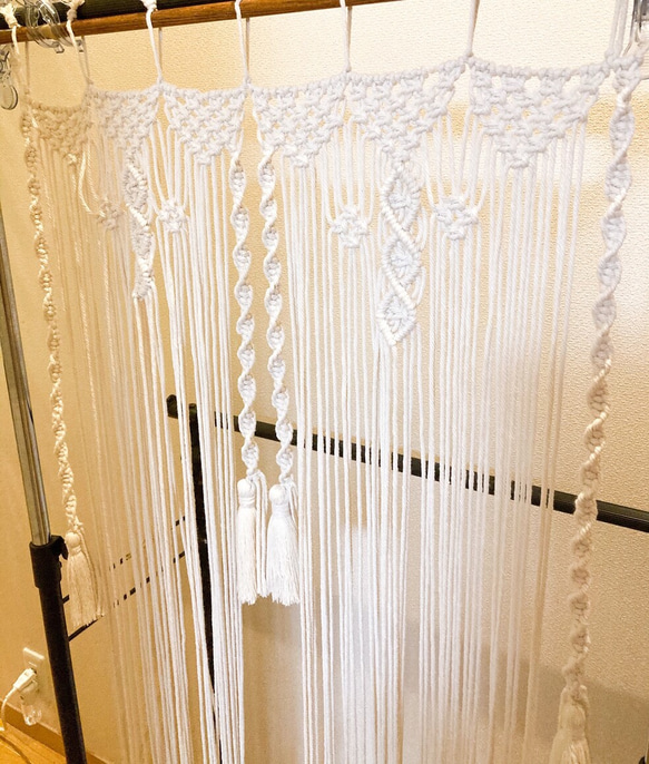 マクラメ のれん ガーランド