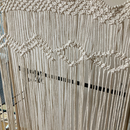 マクラメ のれん シンプル ロング ガーランド colorful lemon 通販