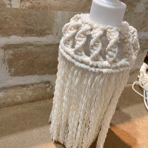 マクラメ アルコールボトルホルダー その他インテリア雑貨 colorful  