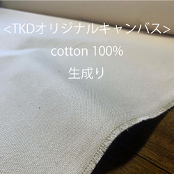 遠州織物 厚地 [綿 帆布] TKDオリジナル 生地 1m〜 6枚目の画像