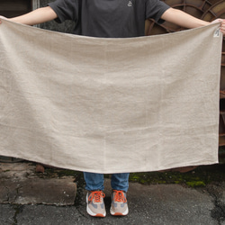 【人気】遠州織物 リネンバスタオル〈123cm×75cm〉リネン100% 6枚目の画像