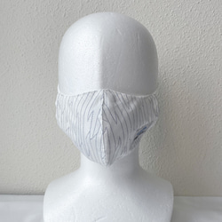 遠州織物「コットンプリントマスク」軽い着け心地の綿100％ 5枚目の画像