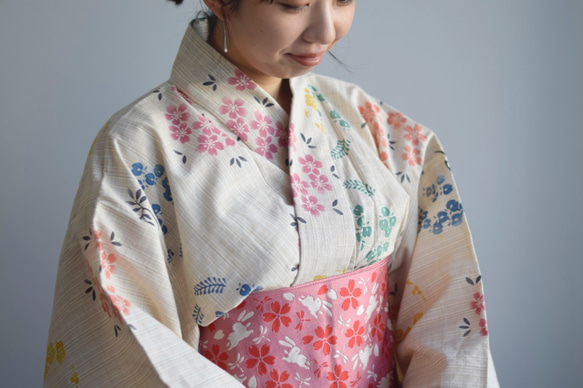 ミシンでOK「ゆかた作り」選べる10柄　浜松注染パターン型紙付 1枚目の画像