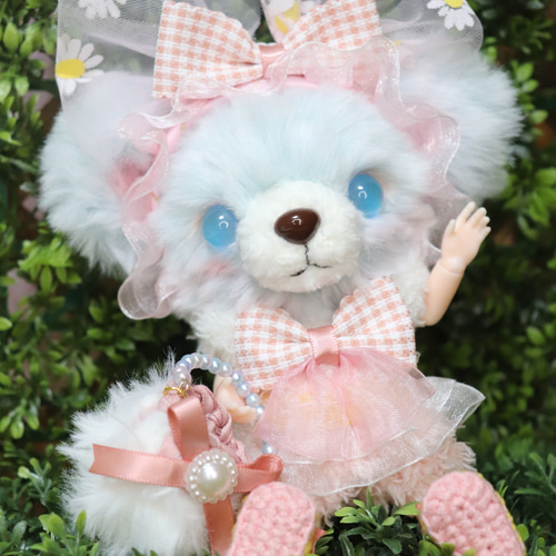 yofugetu テディベア ぬいぐるみ 作家 ハンドメイド クマ ビスクドール