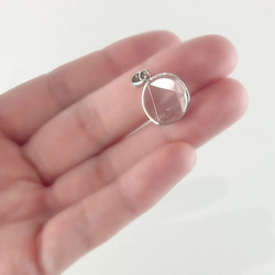 六芒星☆クリアローズクォーツのペンダントトップ(GPT5) 3枚目の画像