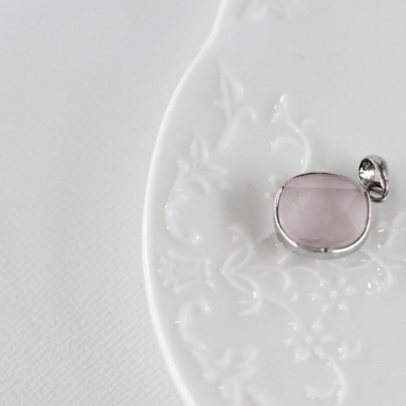 六芒星☆クリアローズクォーツのペンダントトップ(GPT5) 7枚目の画像