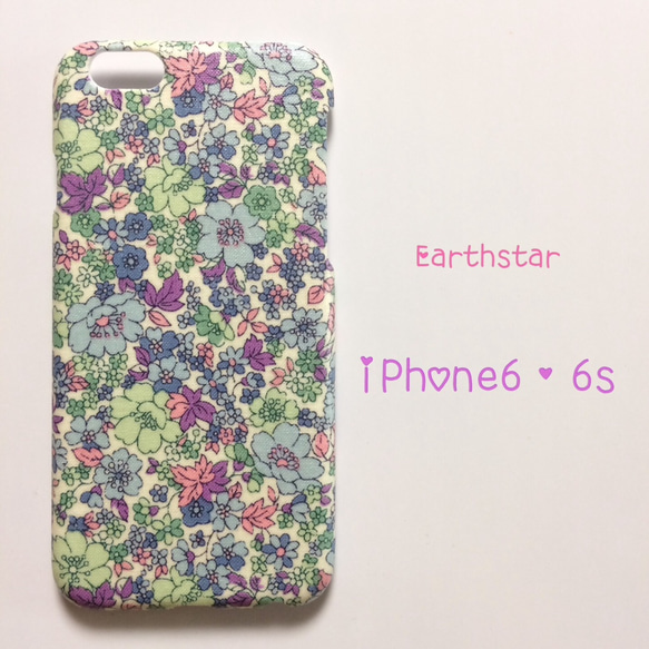 iPhone6・6s  パステルカラーのお花畑 1枚目の画像