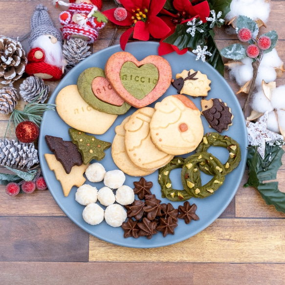 《早期予約割引・日時指定可・数量限定》クリスマスクッキー缶⁂発酵バターと米油使用⁂ 3枚目の画像
