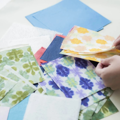 和紙】手作りの材料「端紙セット 大」（8121112） その他素材 アワガミ